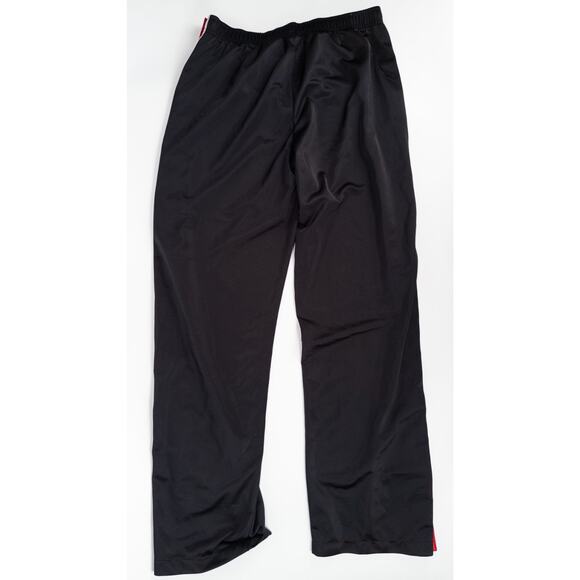 Nike Tear Away Snap Basketball Warmup Pants Y2K Black Red White Stripe Vintage - Picture 2 of 7